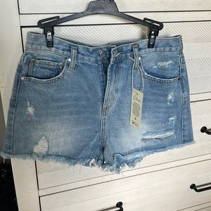 Jean shorts with tags
